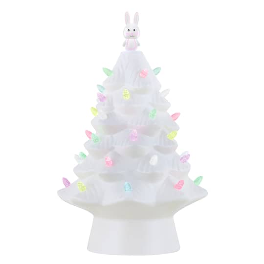 Mr. Cottontail 13" Ceramic Easter Bunny Tree
